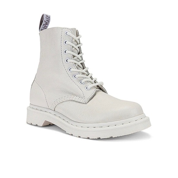 Dr. Martens 1460 Pascal Mono Boot in Optical White size: 5 - Picture 1 of 4